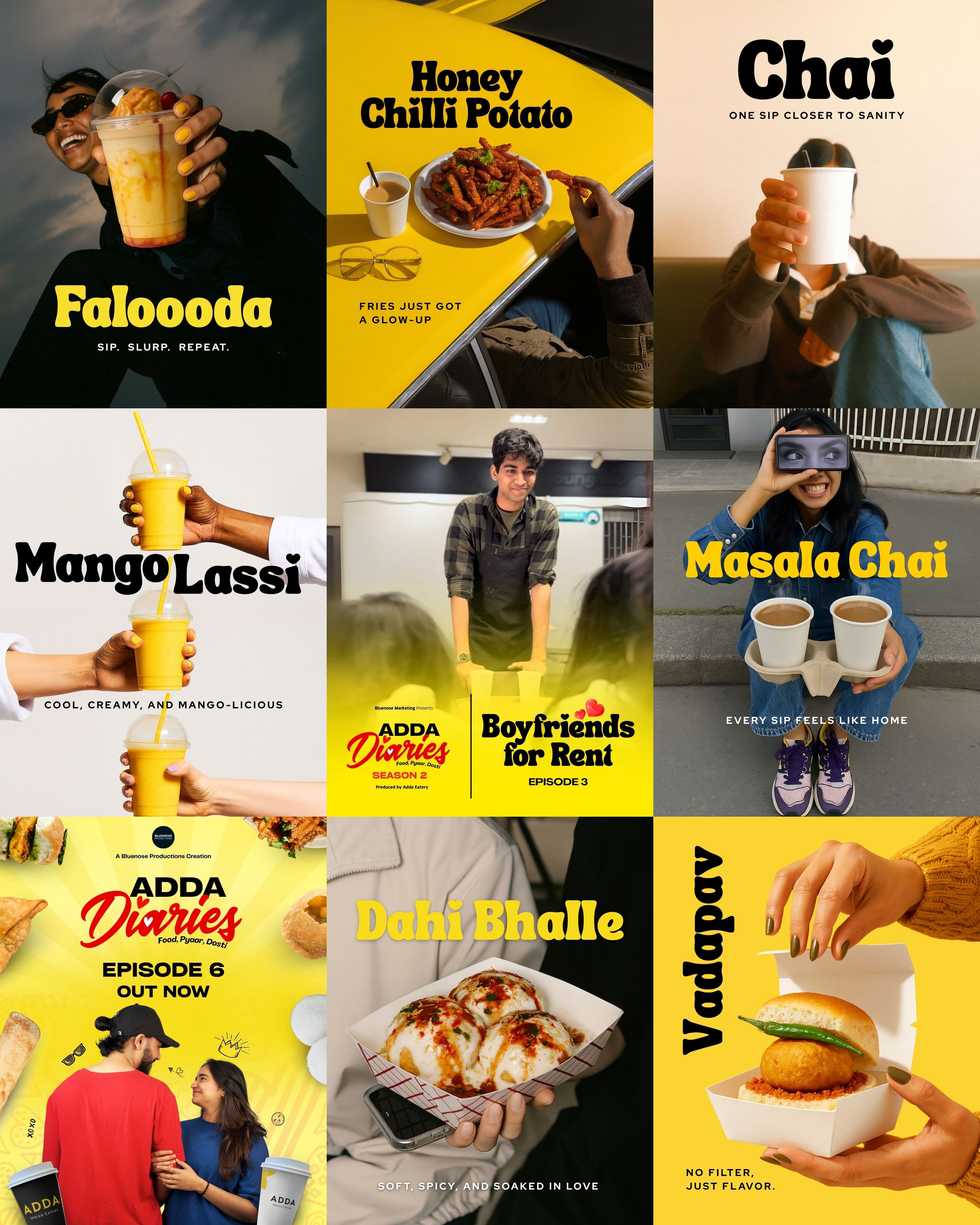 Adda Indian Eatery content examples