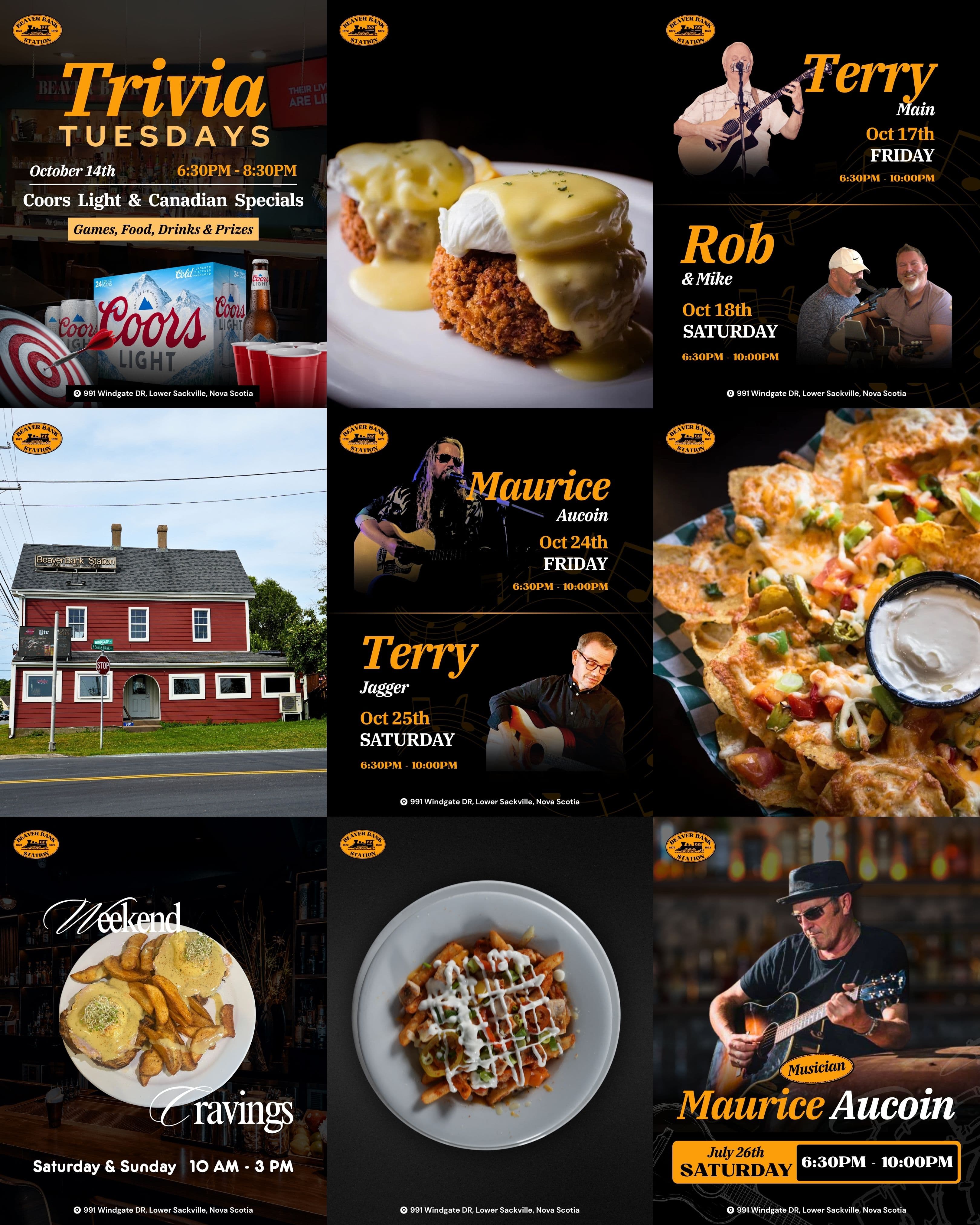 Beaver Bank Station Bar & Grill content examples