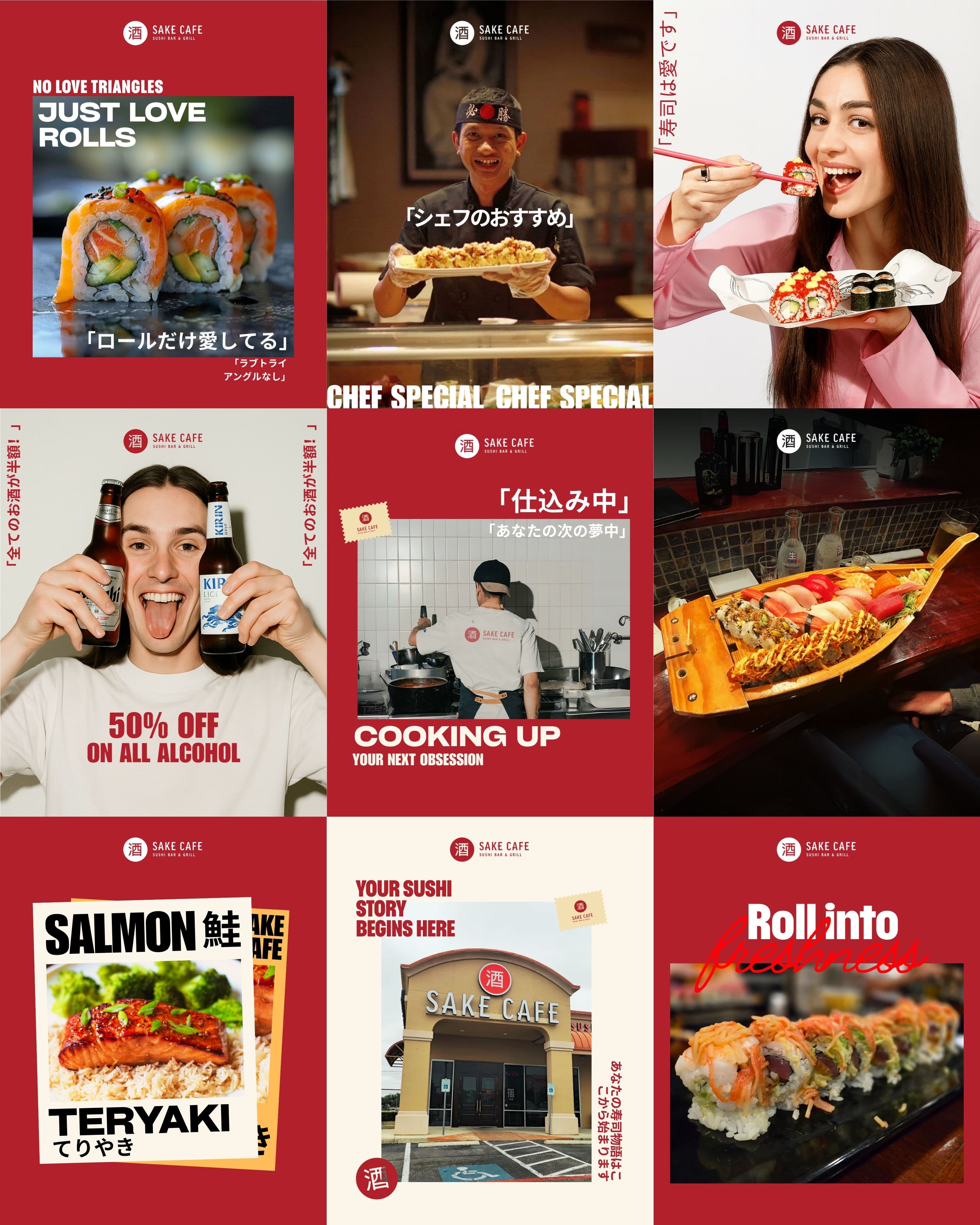 Sake Café Sushi Bar & Grill content examples