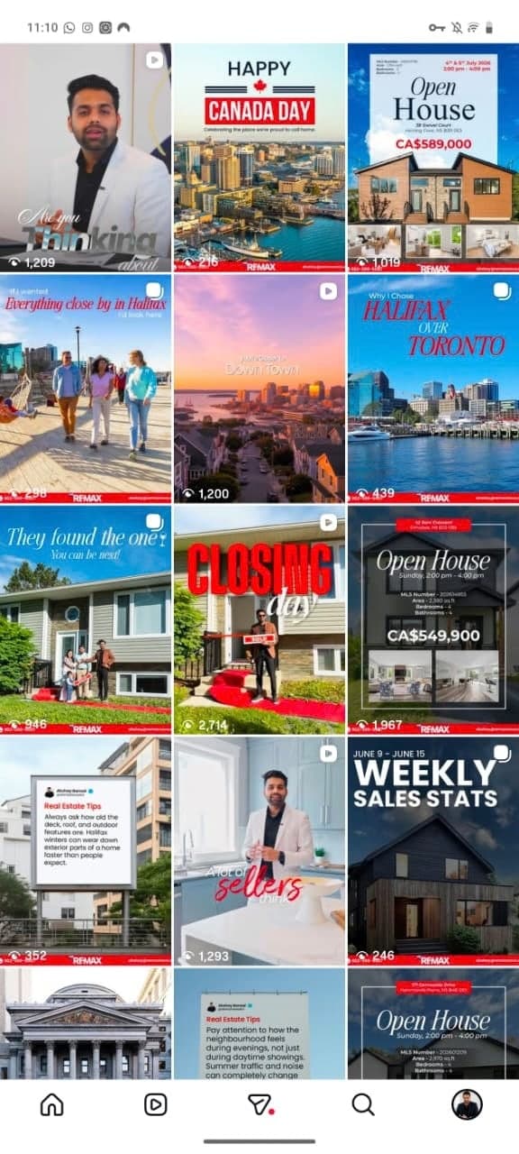Akshay Bansal's Instagram grid in early July 2026